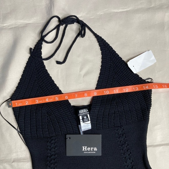 NEW Hera Collection Black Halter Romper - Picture 16 of 16